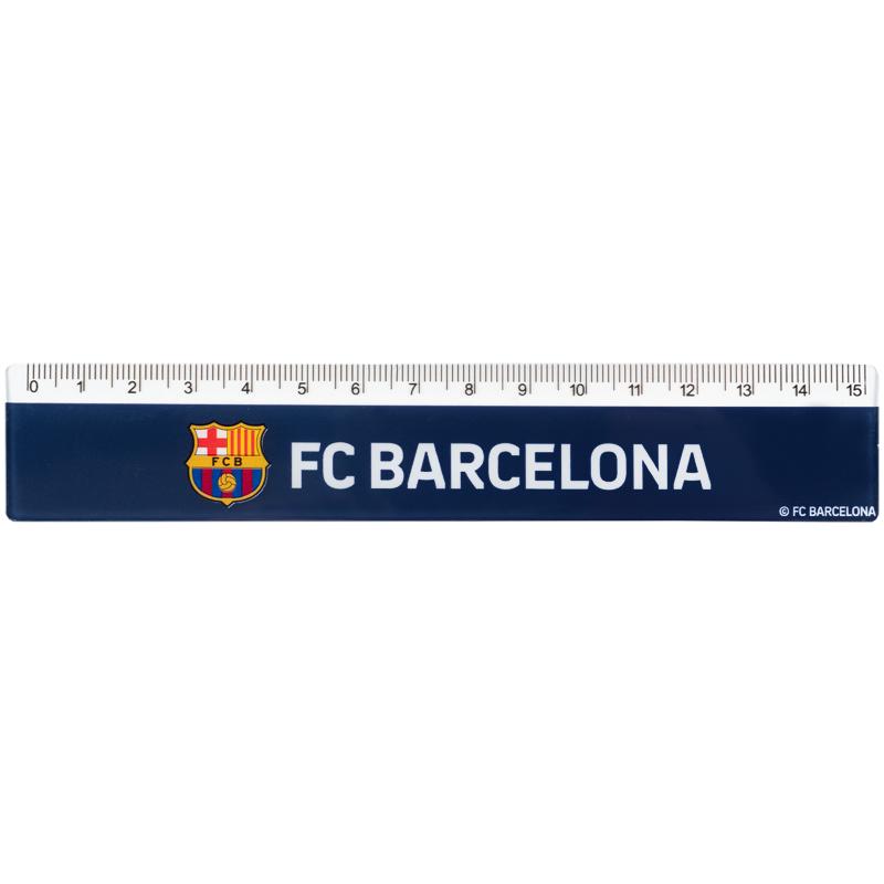 Лінійка пластикова, 15см. FC Barcelona BC25-090 Kite